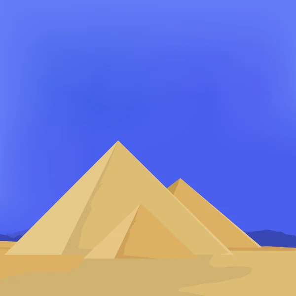 Egyiptom Piramisok — Stock Vector