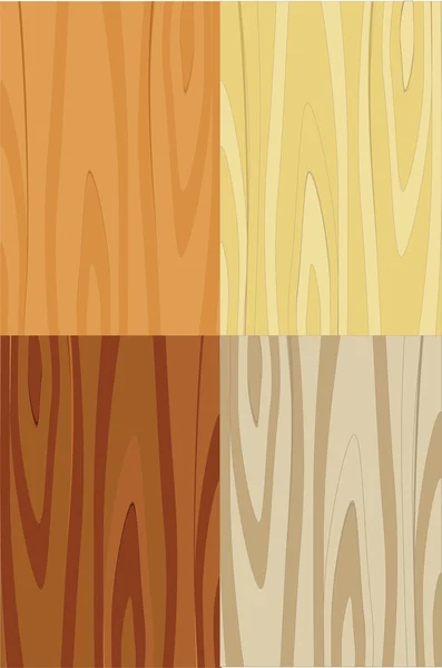 Conjunto de textura de madera — Vector de stock