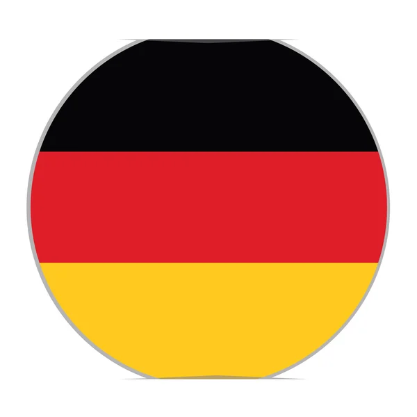 Bandiera tedesca — Vettoriale Stock