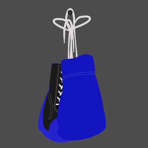 Gants de boxe suspendus — Image vectorielle