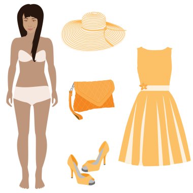 Kağıt bebek vektör