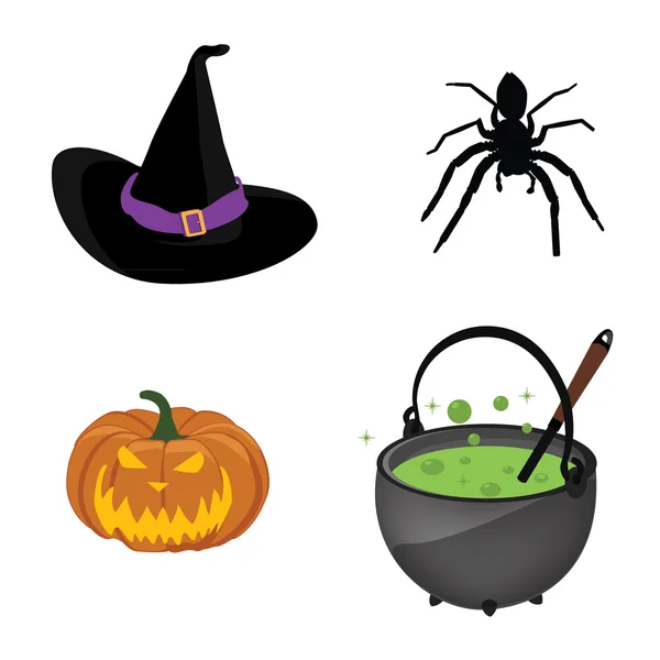 Iconos de Halloween sey — Archivo Imágenes Vectoriales