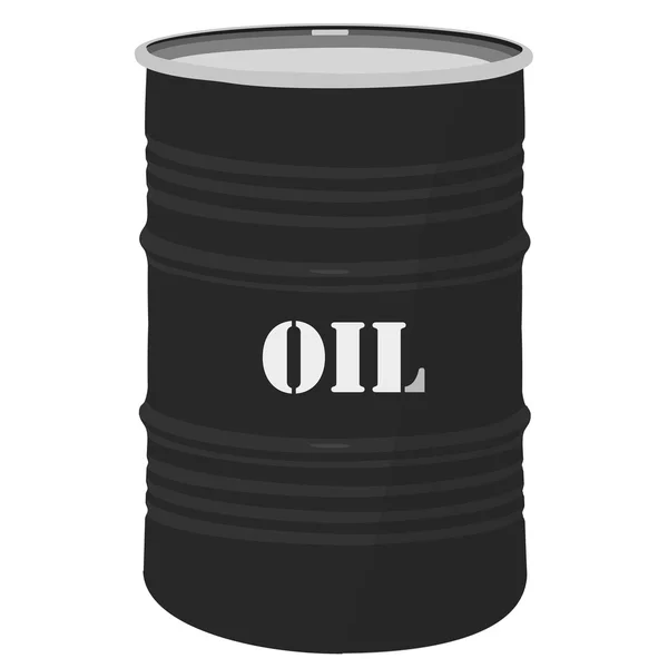 Icona del barile di petrolio — Vettoriale Stock