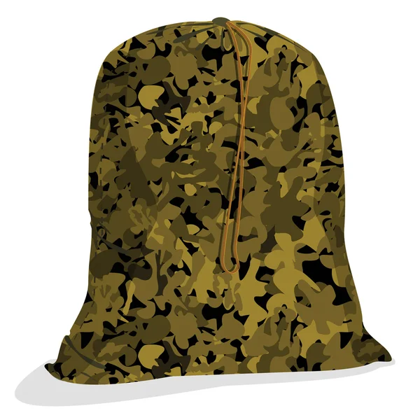 Saco militar vector — Vector de stock