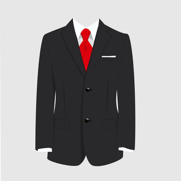 Homme costume vecteur — Image vectorielle