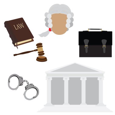 Hukuk Icon set