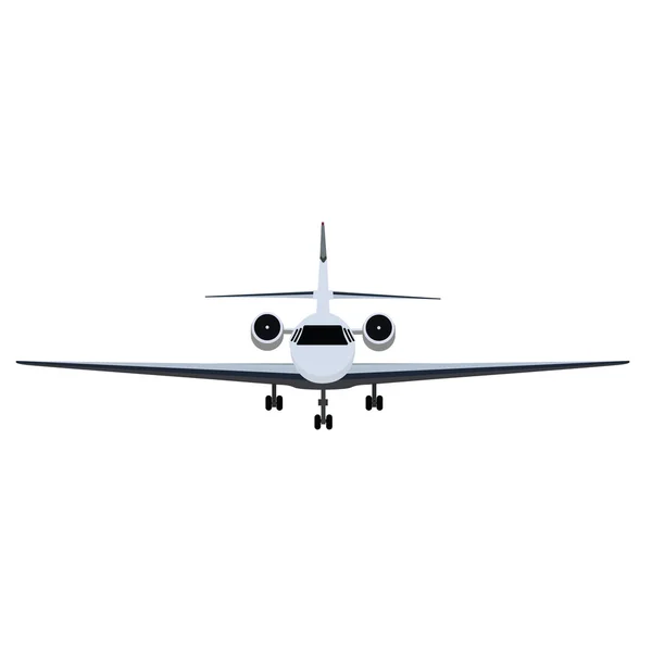 Private business jet — Stock Vector