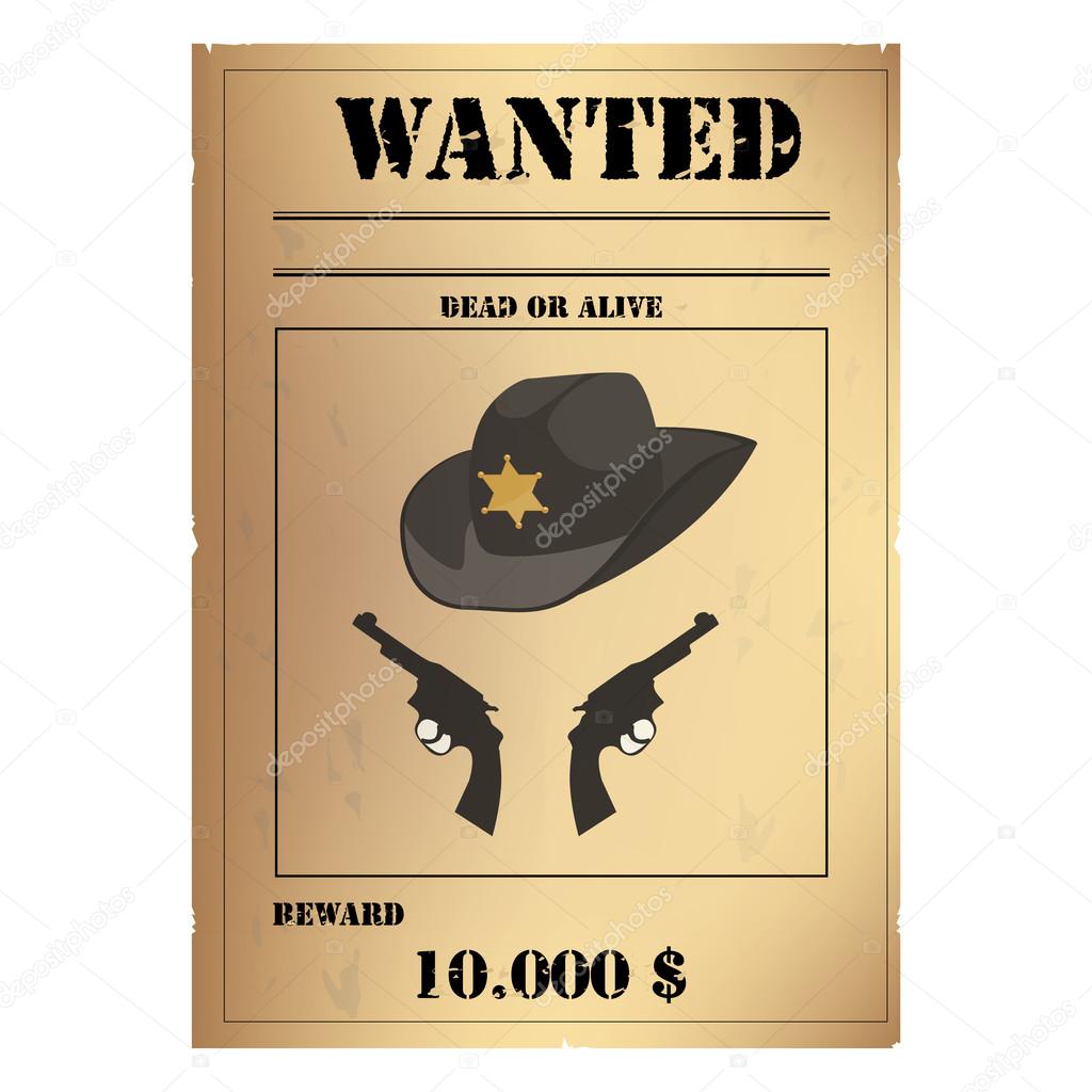 Western wanted poster