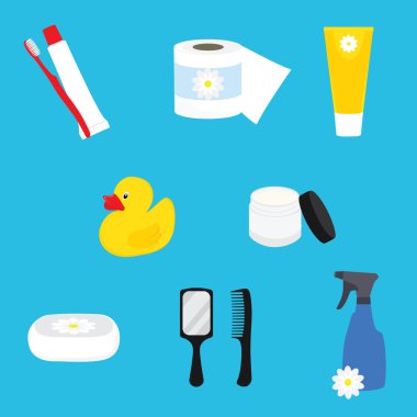 Banyo öğeler Raster