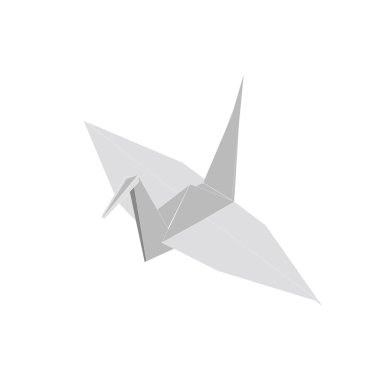 Origami kuş Raster