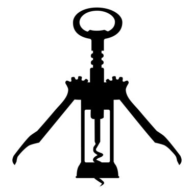 şarap Corckscrew Raster