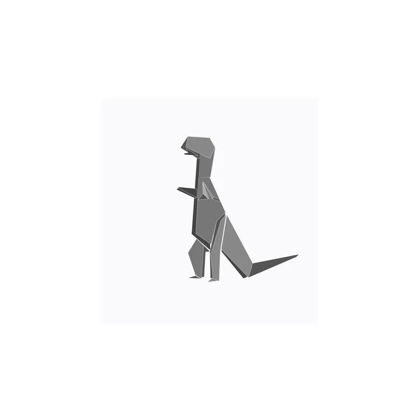 Dinosaur origami Raster — Stockfoto