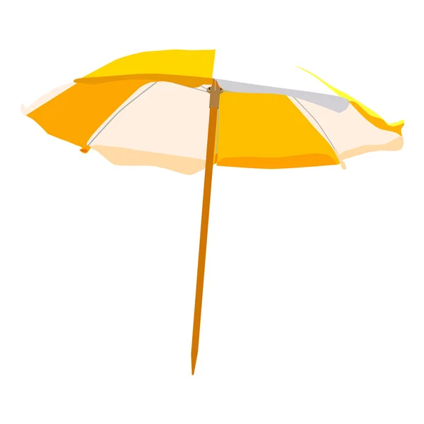 Beach umbrella Raster — Stock Photo, Image