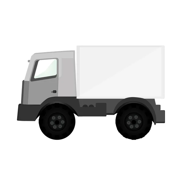 Delivery car grey — Stock Photo, Image