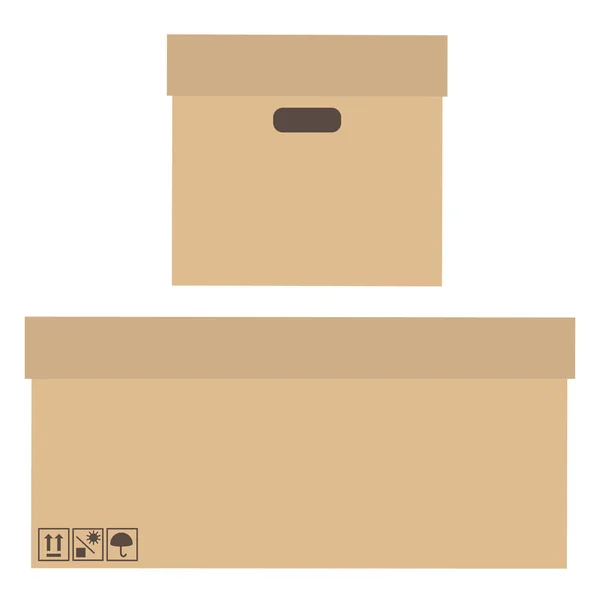 Two boxes raster — Stock Photo, Image