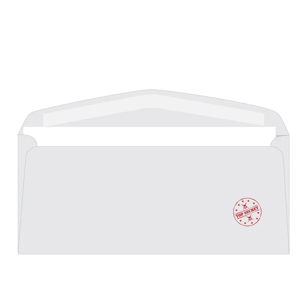 Envelope with stamp top secret — Stock Photo, Image
