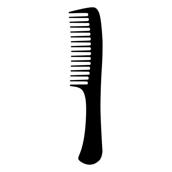 Black hair comb — Stock Photo, Image