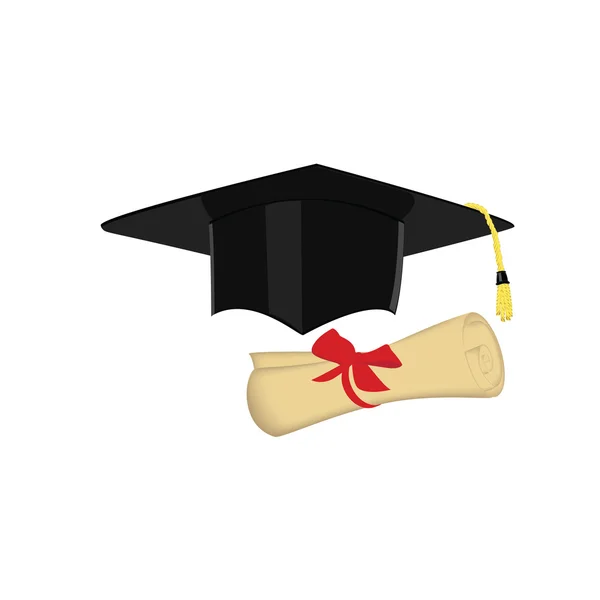 Graduation cap raster — Stock Photo, Image