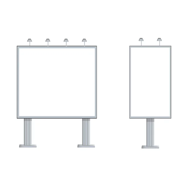 两个广告牌光栅 — 图库照片