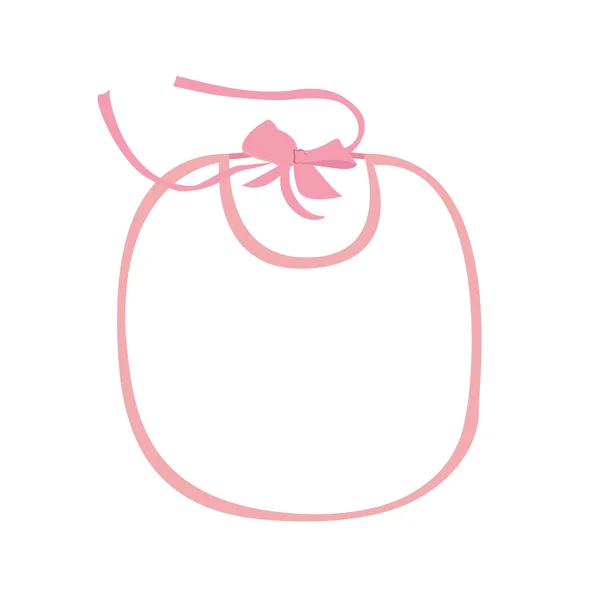 핑크 베이비 턱 받이 — 스톡 사진