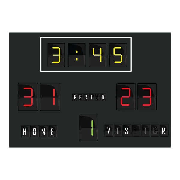 Scoreboard sign  raster — Stock Photo, Image
