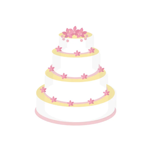 Wedding cake raster — Stock Photo, Image