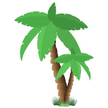 Palmiye ağaçları raster