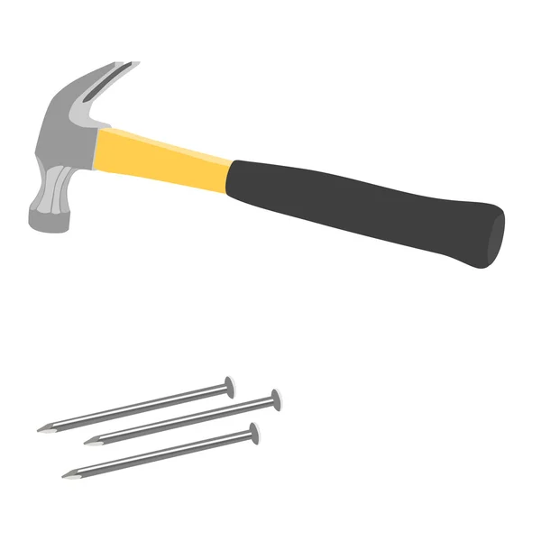 Hammer and nails — Stock Photo, Image