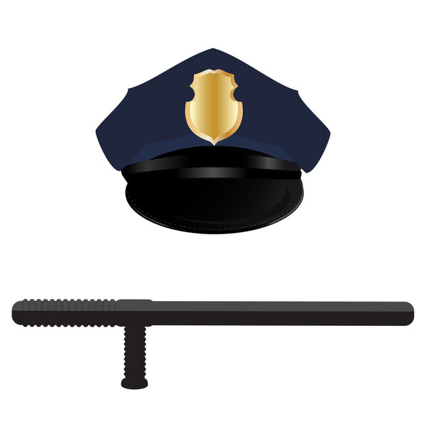 Policeman uniform raster