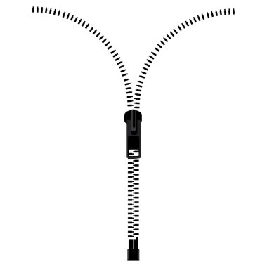 Fermuar vektör simgesi