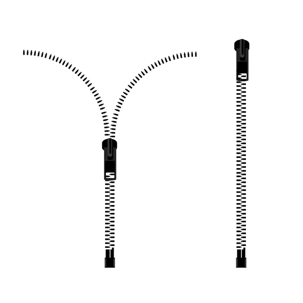 ジッパーのベクトルのアイコン — ストックベクタ