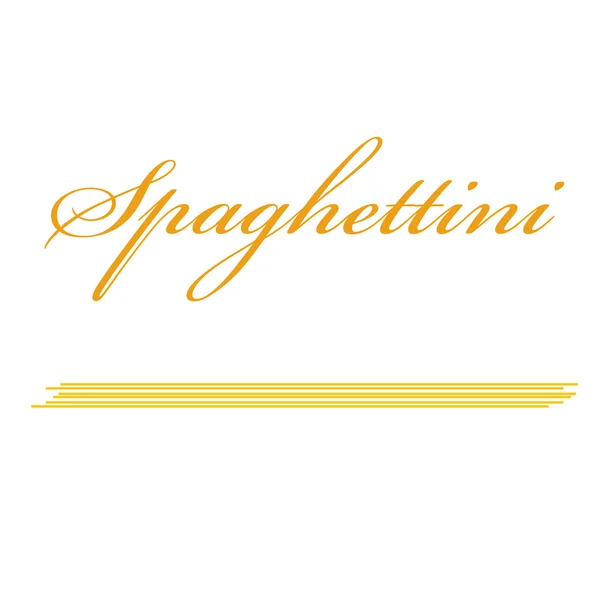Вектор спагеттини — стоковый вектор