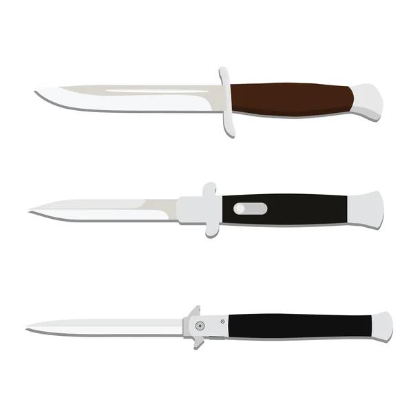 Knivar samling raster — Stockfoto