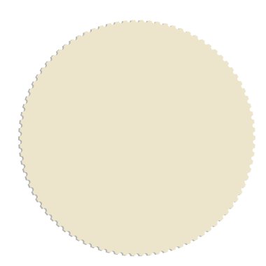 Yuvarlak posta damgası