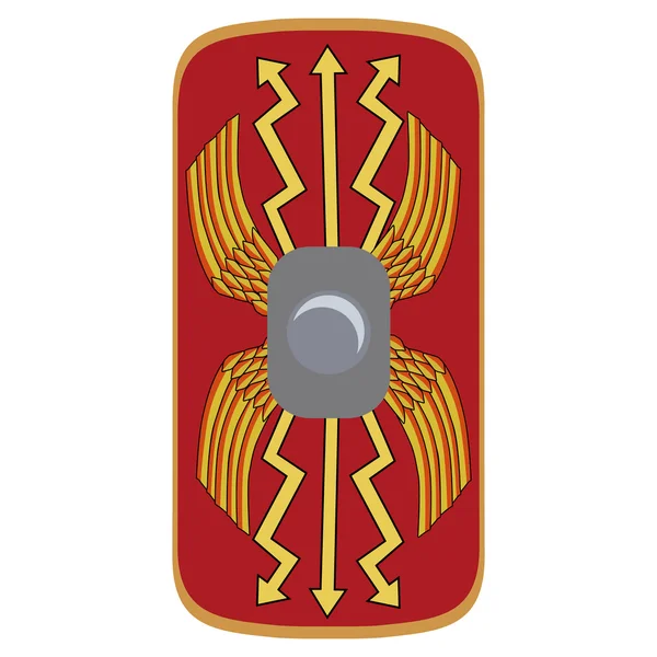 Roman legionary shield — Stock Vector