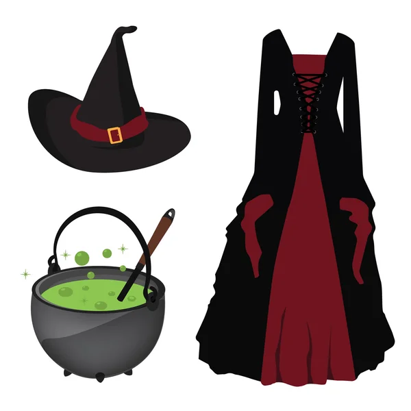 Conjunto de ícone de Halloween —  Vetores de Stock