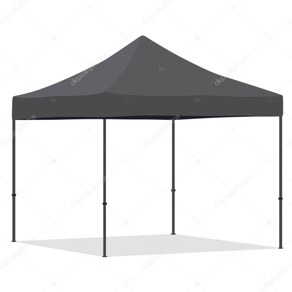 Grey folding tent