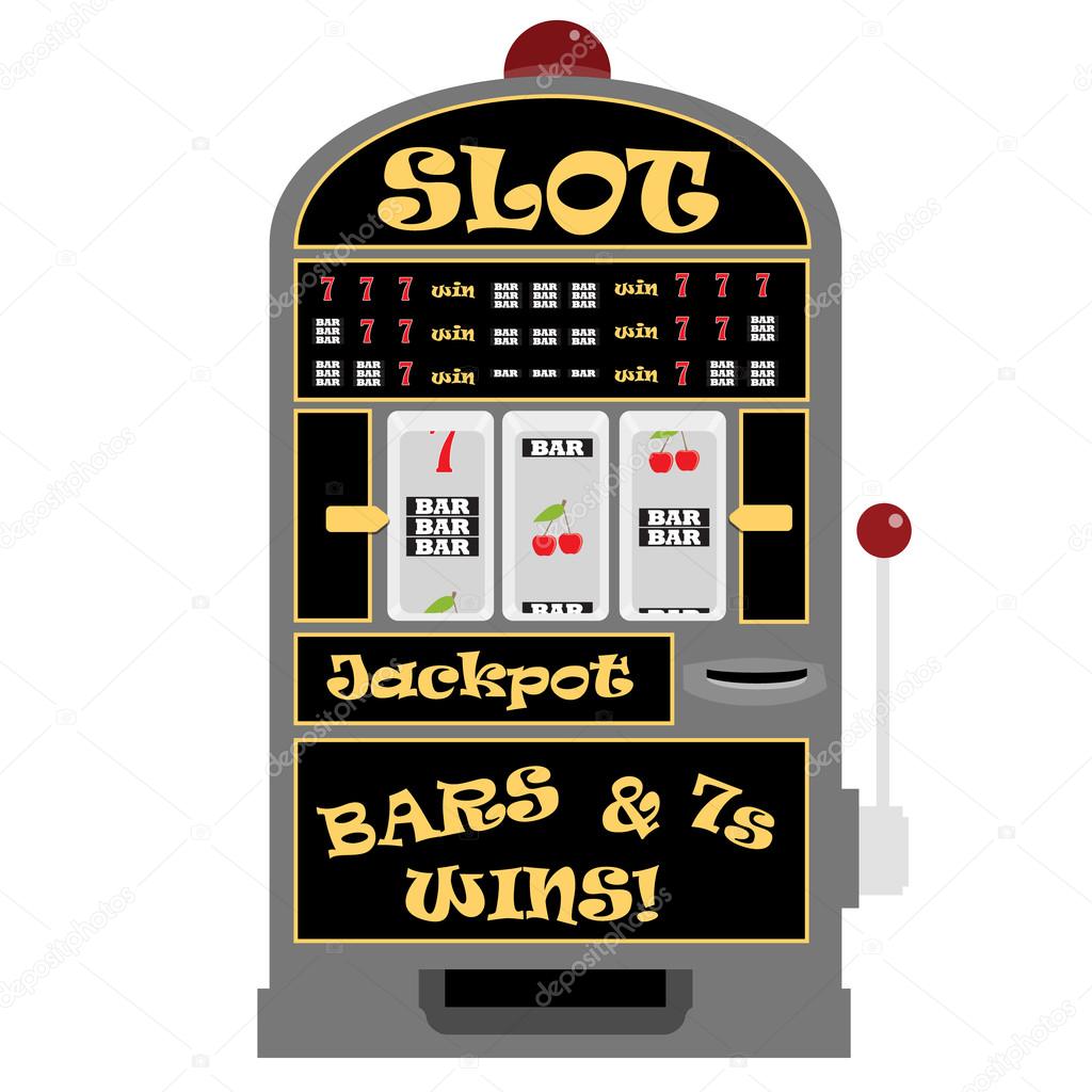 Slot machine vector