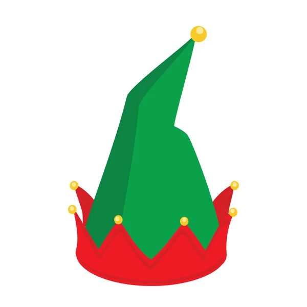 Zöld gnome kalap — Stock Vector