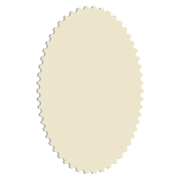 Poste ovale timbre — Image vectorielle