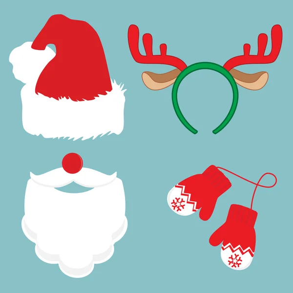 Conjunto de iconos de Navidad — Vector de stock