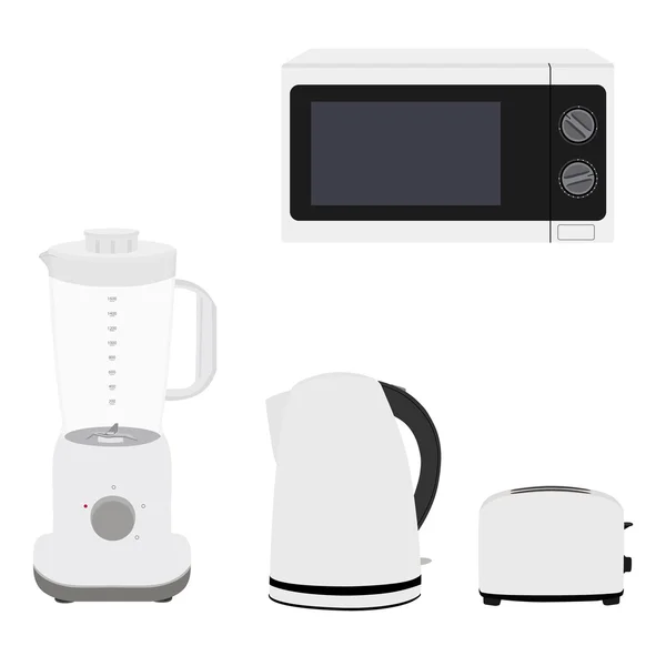 Set de echipamente de bucătărie — Vector de stoc