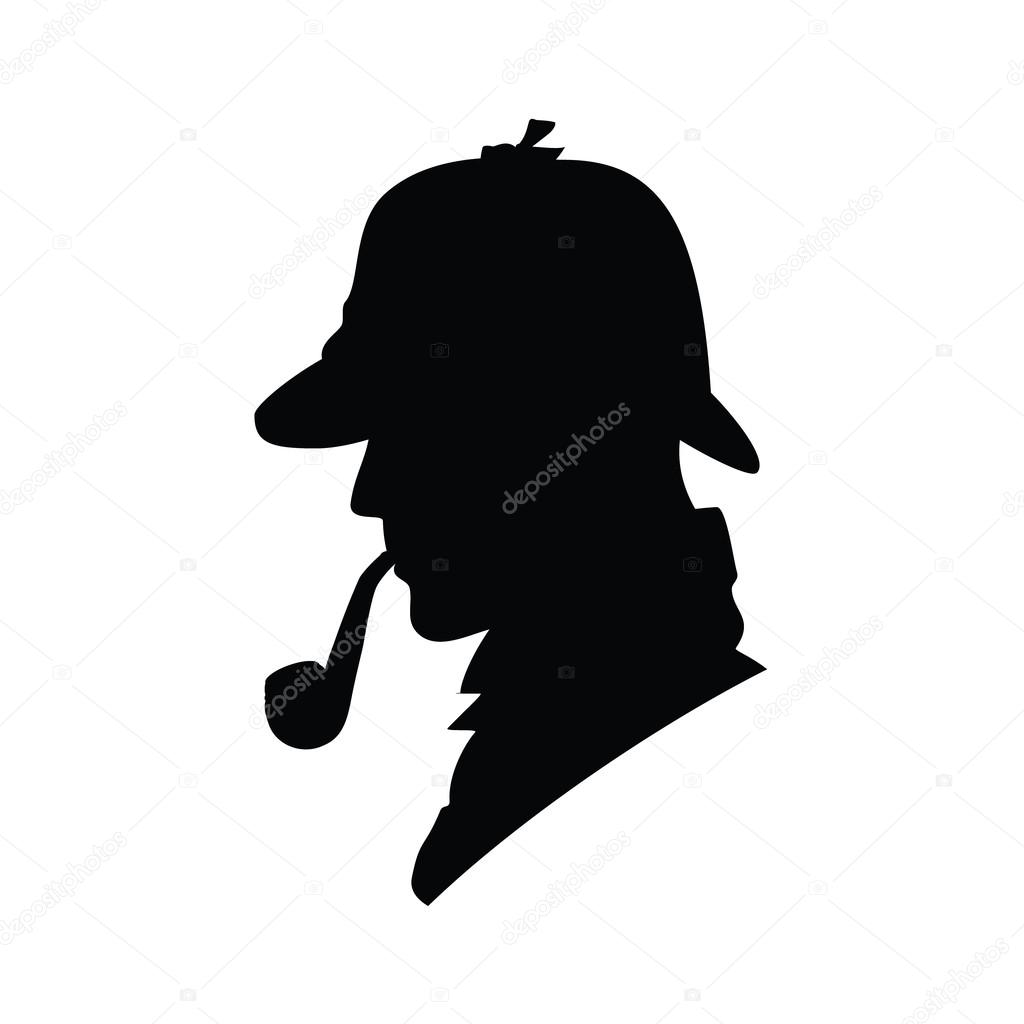 Detective silhouette icon — Stock Vector © viktorijareut #91857244