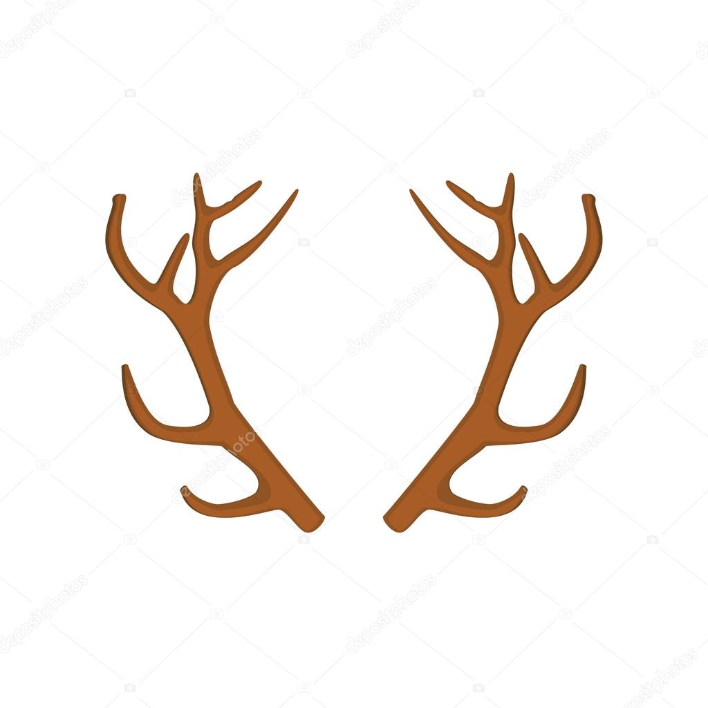 Deer horn icon
