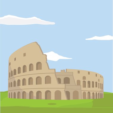 Colosseum vektör antik