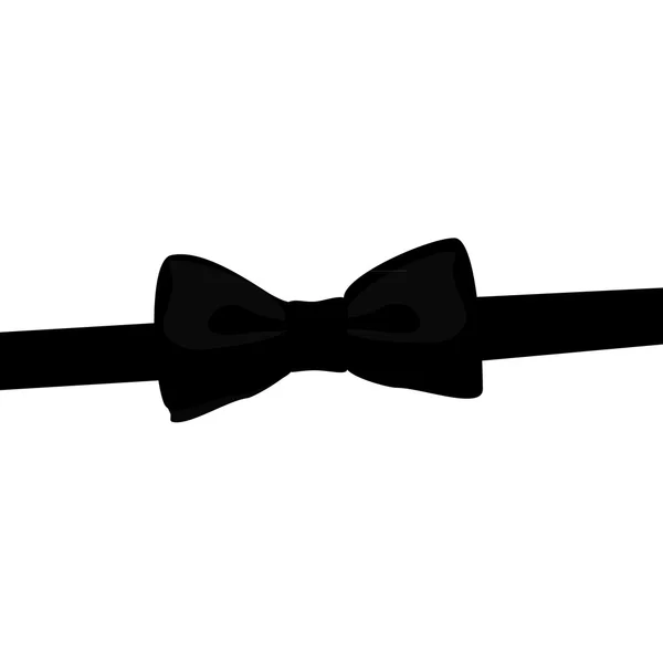 Bow tie black — Stock Vector