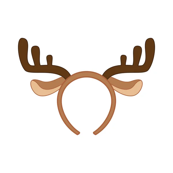 Reindeer horns vector — Stock Vector