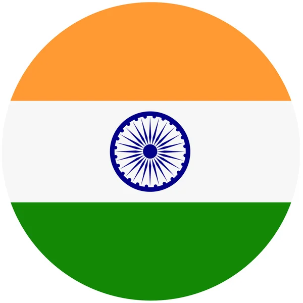 Vetor de bandeira da Índia — Vetor de Stock