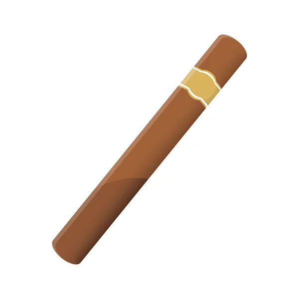 Cigarro vetor cubina — Vetor de Stock