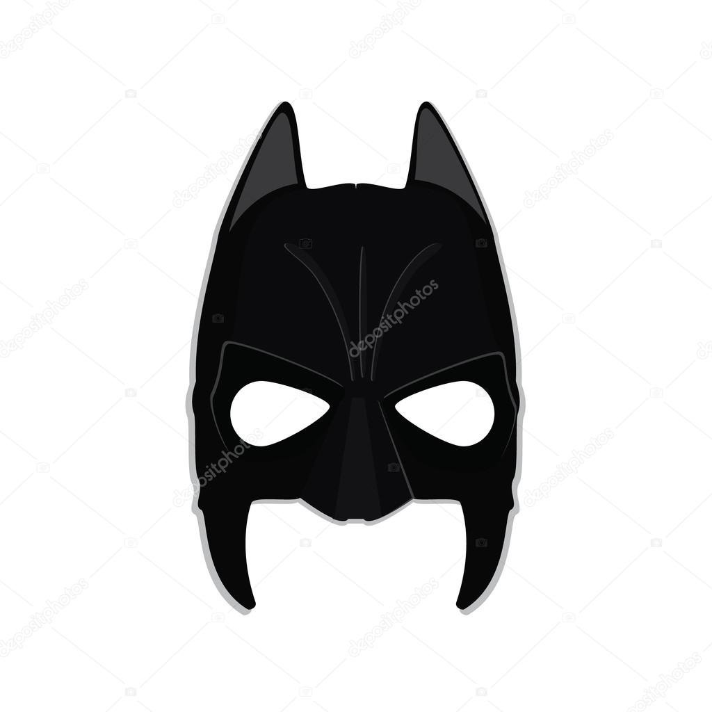 Superhero mask black